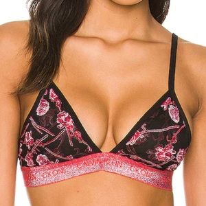 Calvin Klein Unlined Triangle Bralette in M
